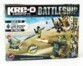 Boîte jeu de construction KREO Battleship Land Defense 81 pièces avec 4 figurines