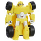 Robot Transformers Bumblebee jaune et noir, vue de face sur fond blanc
