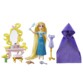 Coffret Disney coiffeuse de Raiponce avec poupée brosse vanity rose et accessoires dont Pascal le caméléon