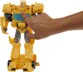 Main qui appuie sur la poitrine de Bumblebee pour effets lumineux et sonores