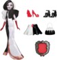 Poupée Dinsey Villains Cruella d'Enfer avec ses accessoires