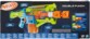 Blaster Nerf Elite 2.0 Double Punch utilisé par un enfant avec lunettes, tir en extérieur