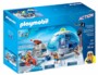Coffret QG des explorateurs polaires 9055, igloo bleu et figures dans un rendu cristallin